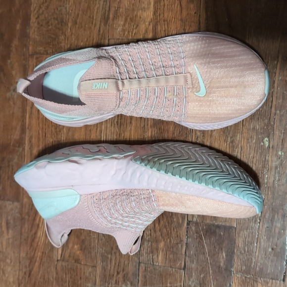 Pink Glaze Nike React Phantom Fly Knit Size 10 - Picture 2 of 5